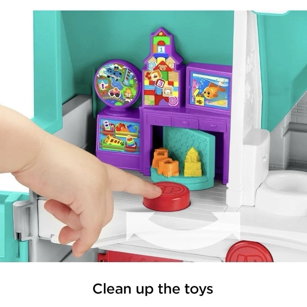 Little People Big Helpers Home Interactive House +  3 Figures Lights &  Sounds